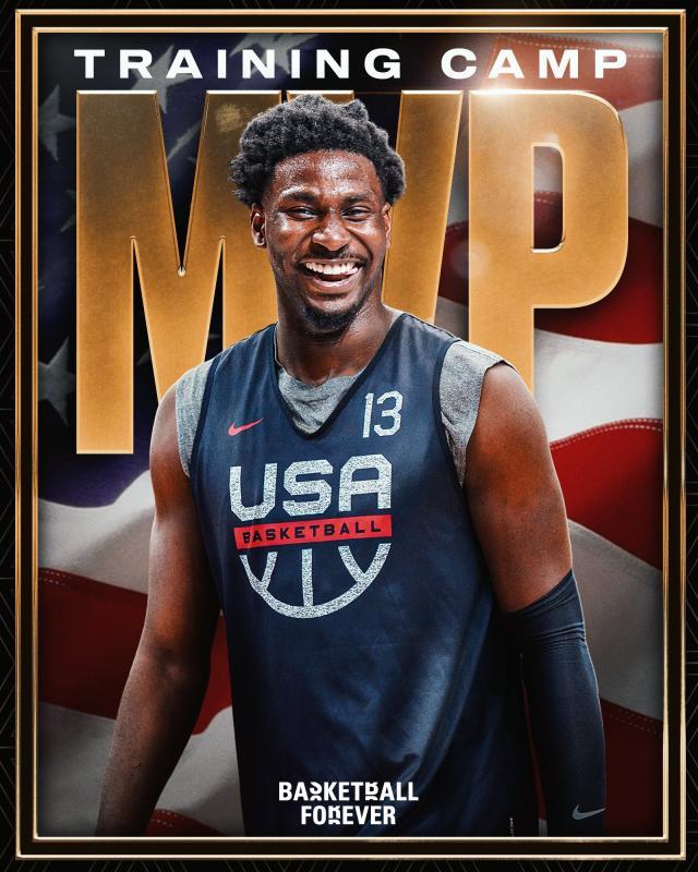 世俱杯参赛资格-美国男篮队内票选最佳球员：JJJ力压布伦森哈特